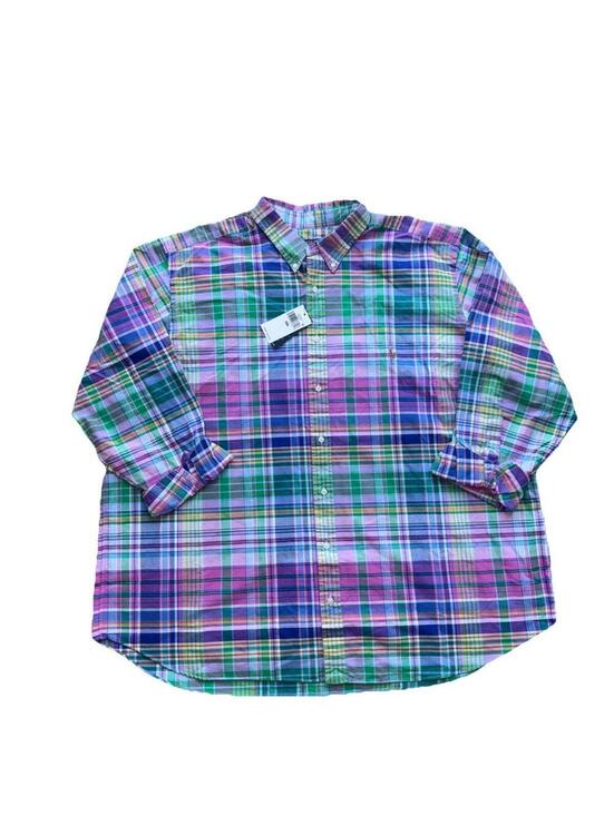 Ralph Lauren Other - Polo Ralph Lauren Blue Pink Green Plaid Button Down Shirt Men’s 3XB NWT $125